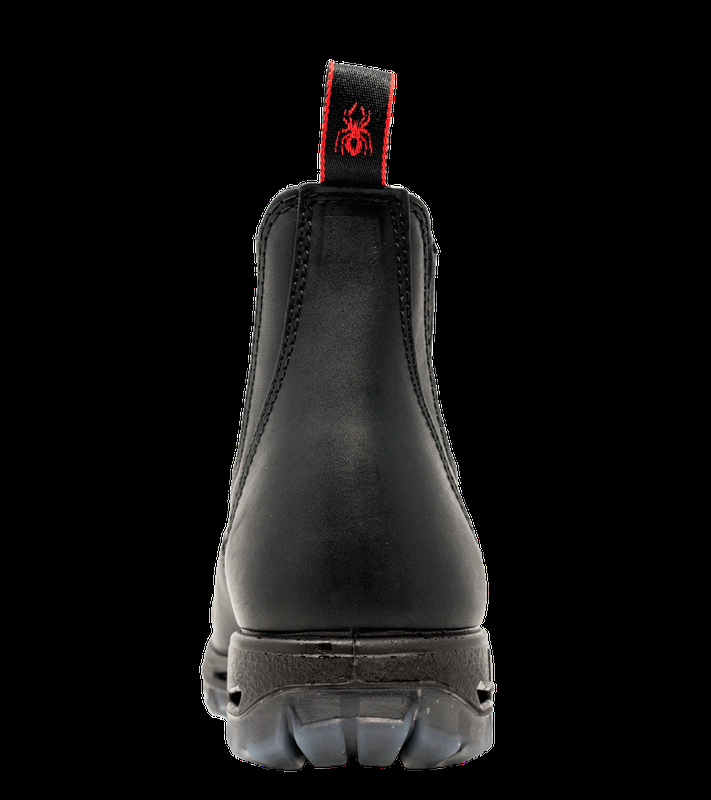 Redback Easy Escape Oil Kip UBBK Elastic Sided Soft Toe Work Boots Black