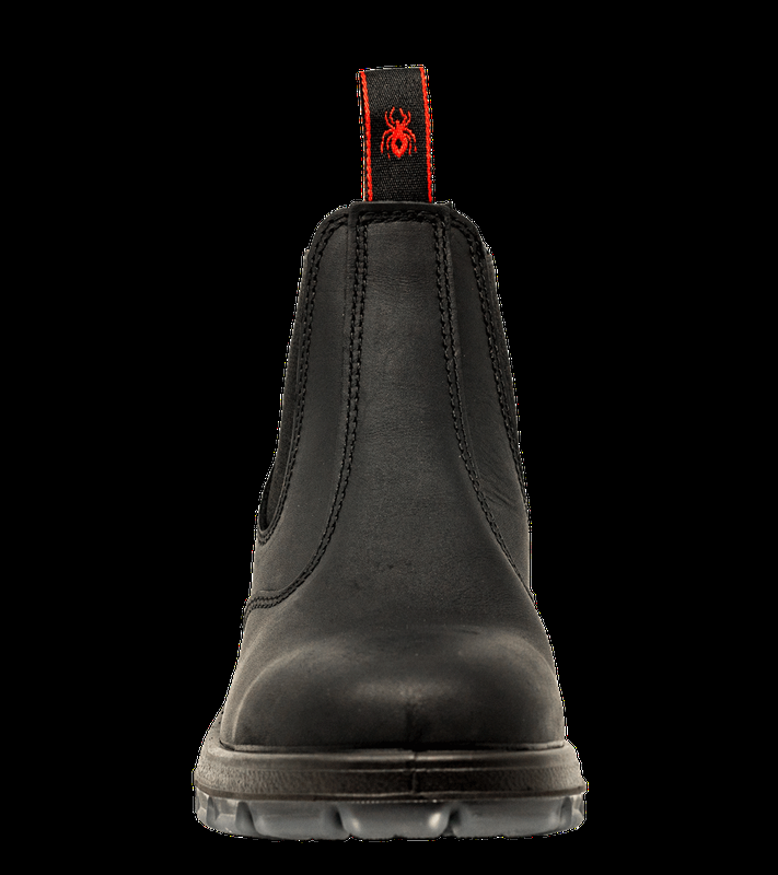 Redback Easy Escape Oil Kip UBBK Elastic Sided Soft Toe Work Boots Black