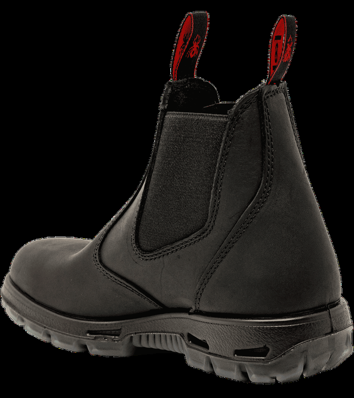 Redback Easy Escape Oil Kip USBBK Steel Toe Leather Safety Work Boots Black