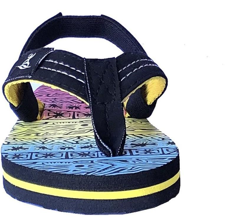 REDVOLUTION Tribal Pattern Tropical Print Beach Sandals Flip-Flop Size 9-10