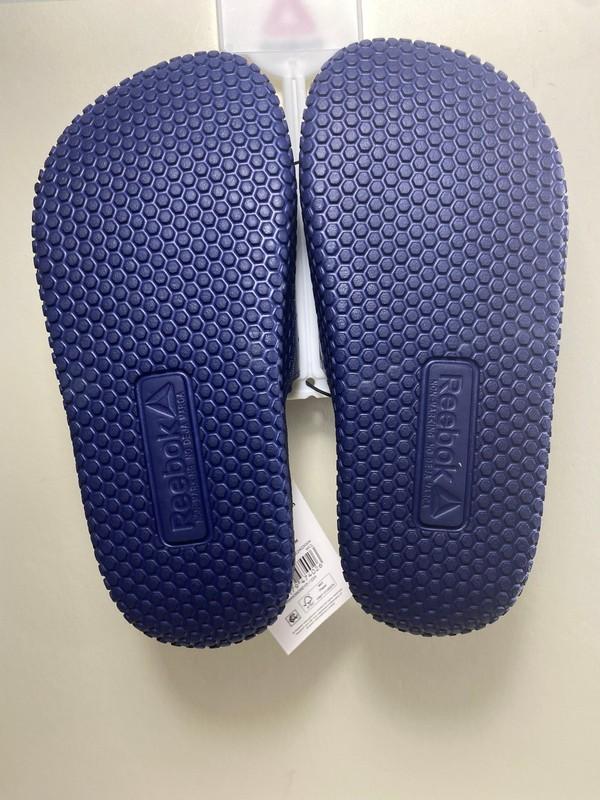 Reebok Boys Blue Lightweight Pervade EVA Comfort Footbed Slide Sandals Size 3