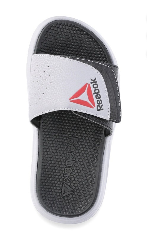 REEBOK Boys Size 13 Delta Flow EVA Slide Sandals Memory Foam Adjustable • Grey