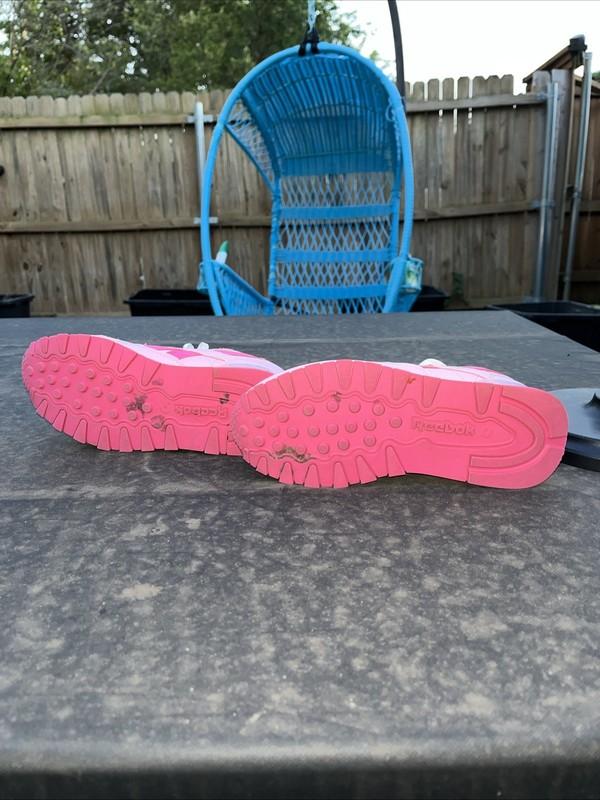 Reebok Classics Girls Pink And White