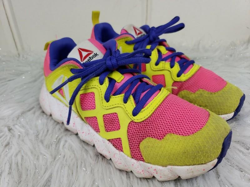 Reebok Exocage Athletic Running Shoes Ortholite AR1667 Youth Size 2.5