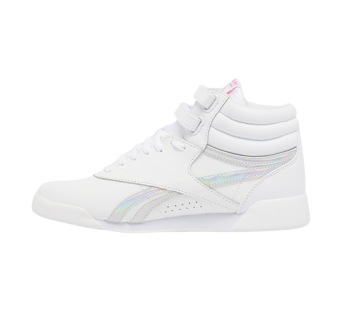 REEBOK GIRLS WHITE FREESTYLE HI SNEAKER 100062599 F/S HI HQ3919