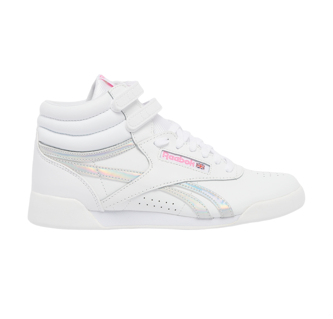 REEBOK GIRLS WHITE FREESTYLE HI SNEAKER 100062599 F/S HI HQ3919