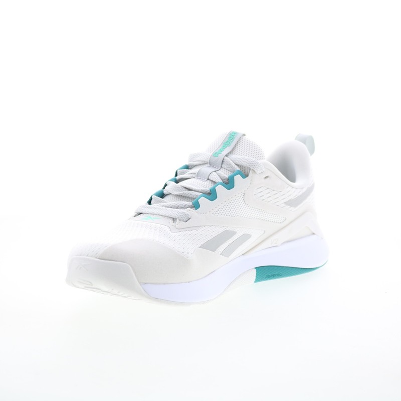 Reebok Nanoflex TR 2 Womens White Mesh Athletic Cross Training Shoes