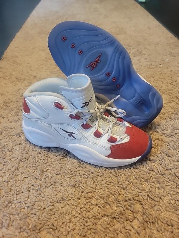 REEBOK QUESTION MID ALLEN IVERSION 13 SHOES SIZE 13 KIDS Youth