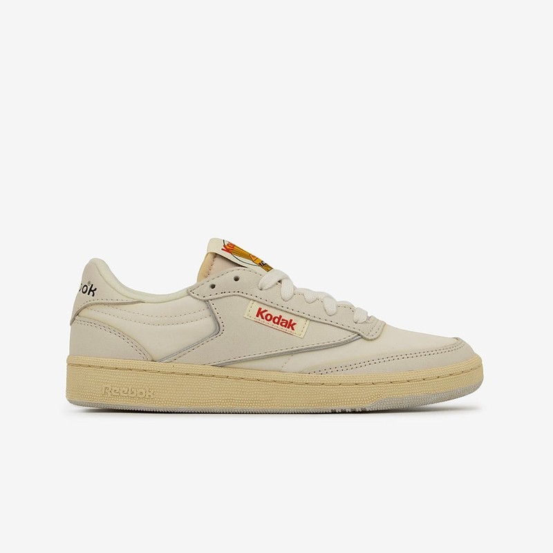 Reebok X Kodak Club C 85 Color Chalk Cream Red 100228863 Sneaker Men Us10.5