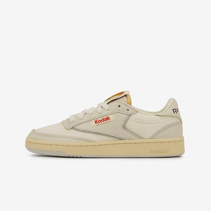 Reebok X Kodak Club C 85 Color Chalk Cream Red 100228863 Sneaker Men Us10.5