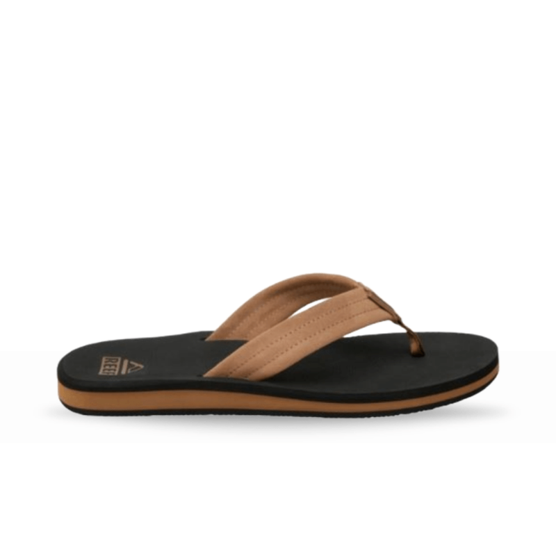 Reef Men's The Groundswell Flip Flop Sandal - Black/Tan NWT