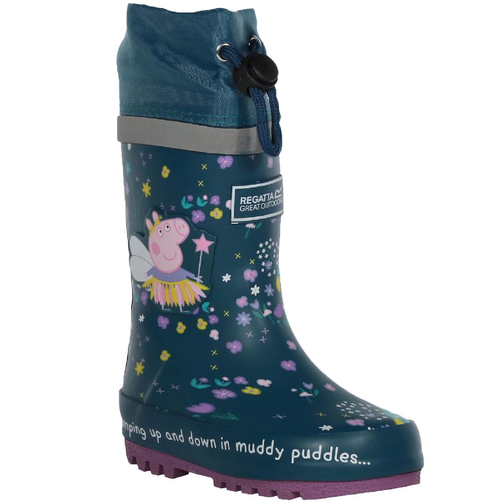 Regatta Kids Peppa Pig Splash Outdoor Wellington Boots Rain Boots Wellies