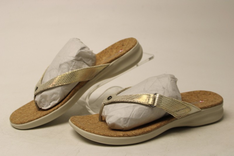 Revere Women Style: Napoli Color: Metallic Interest NEW Comfort Sandals