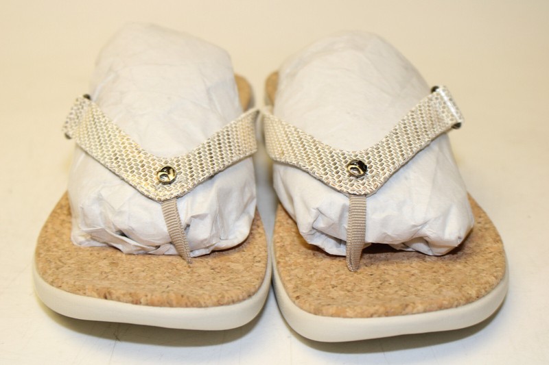 Revere Women Style: Napoli Color: Metallic Interest NEW Comfort Sandals