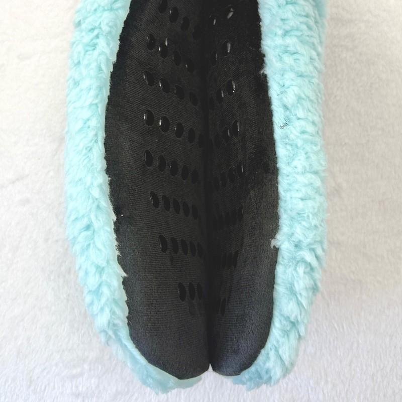Rick & Morty Fuzzy Slippers Size Men 6-12 Rick Sanchez New W/Holiday Tag