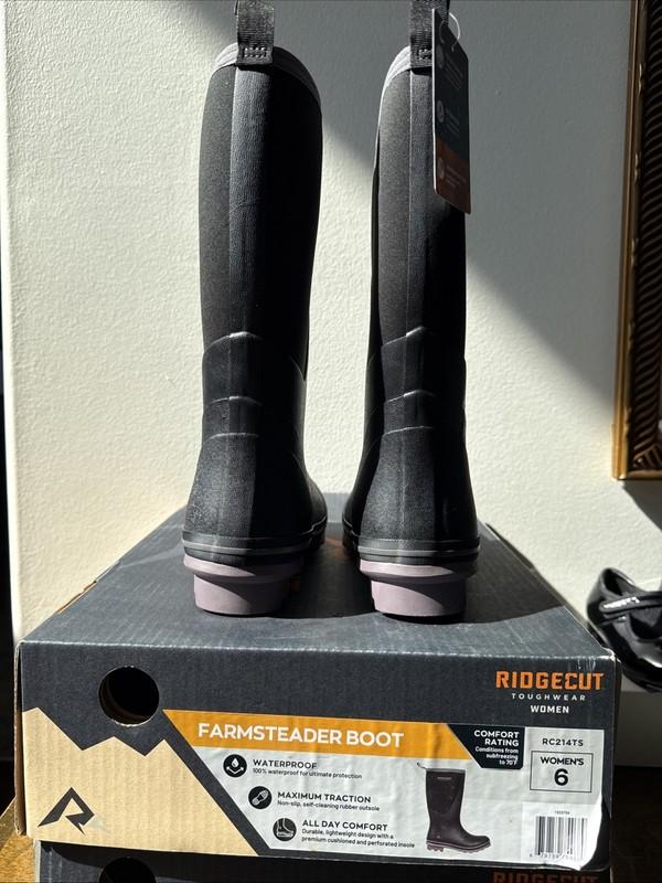 Ridgecut RC214TS Women's Farm Steaders Boot Black Size 6