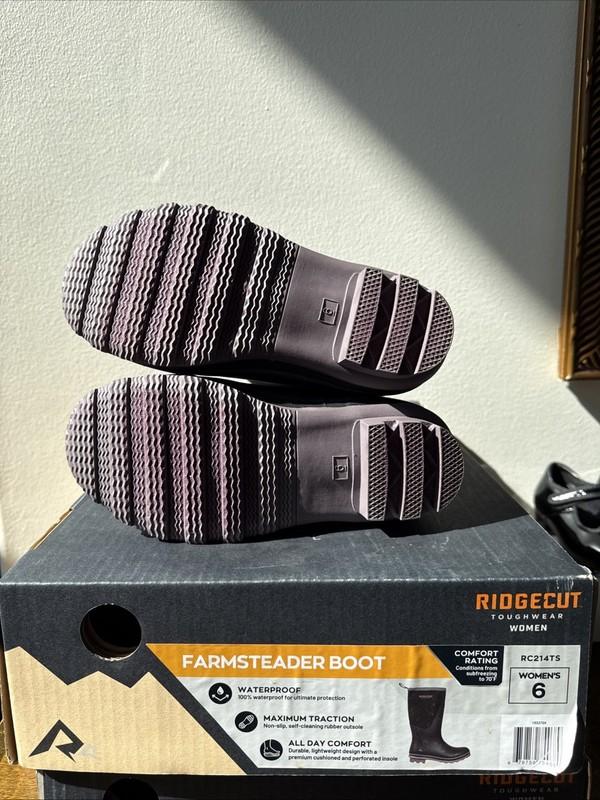 Ridgecut RC214TS Women's Farm Steaders Boot Black Size 6