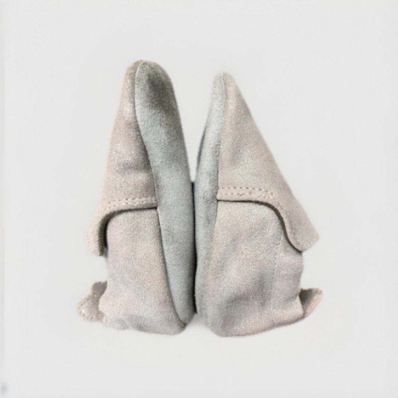 Robeez Girls Pink Soft Sole Leather Crib Shoes