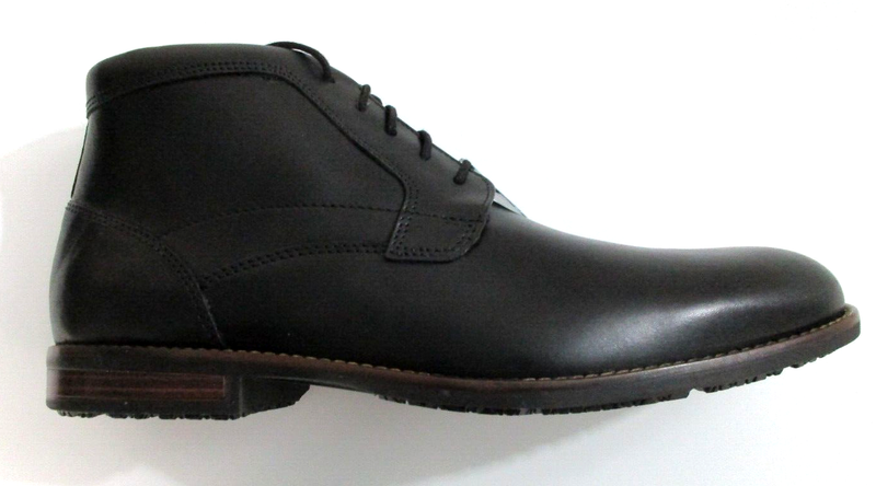 RockPort Men's Black Mykel Chukka Waterproof Dress Casual Boot Shoes CH4801