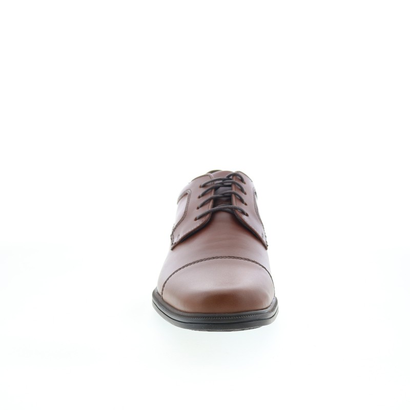 Rockport Taylor Cap Toe Mens Brown Wide Oxfords & Lace Ups Cap Toe Shoes