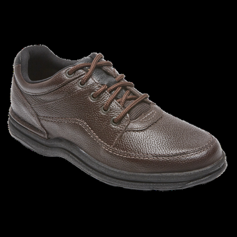 ROCKPORT World Tour Classic Shoes Brown Tumbled (Wide) New