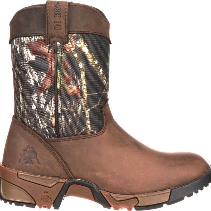 Rocky Kids' Aztec Wellington Boot for Boys - Durable Waterproof Boys' Shoes