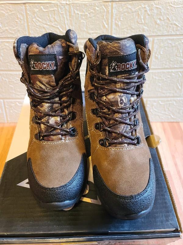 Rocky Kids' Size 3M Hunting Waterproof 800G Insulated Camo/Brown Boots