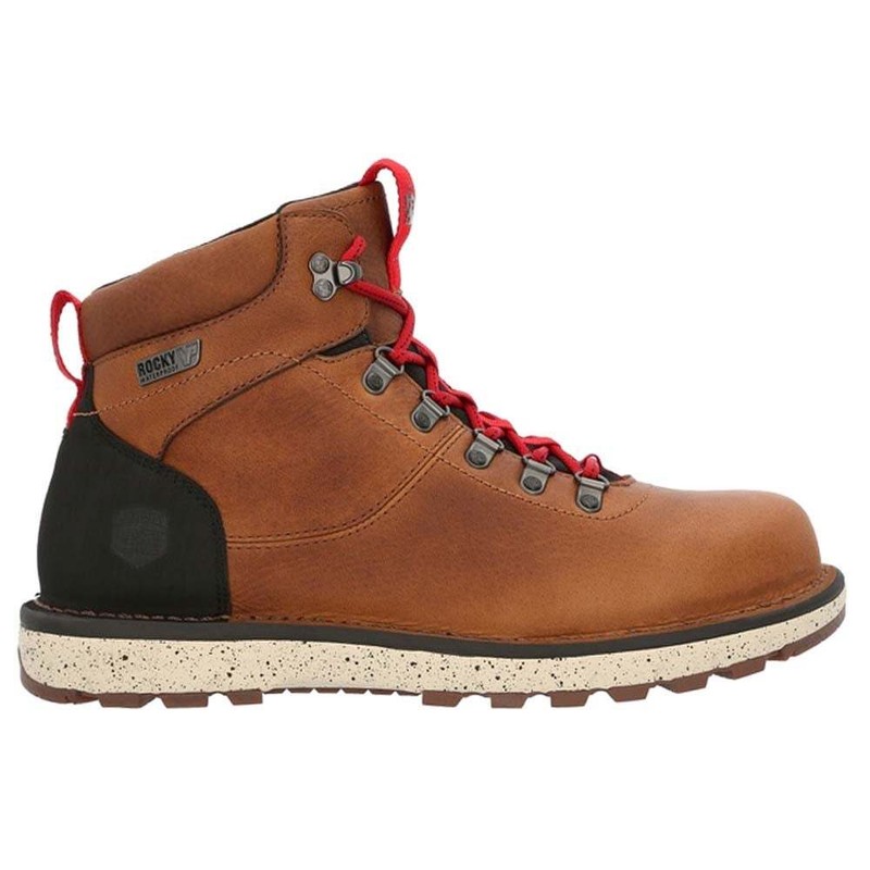 Rocky Legacy 32 Waterproof Round Toe Hiking Mens Brown Casual Boots RKS0538