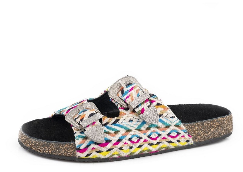 Roper Casual Sandals Womens Desiree Fabric Blue 09-021-0607-3443 BU