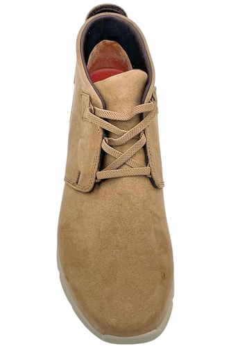 Ryka Candid Womens Water Repellent Lace-Up Ankle Boots Gardenia Walnut