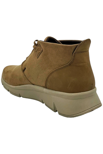 Ryka Candid Womens Water Repellent Lace-Up Ankle Boots Gardenia Walnut