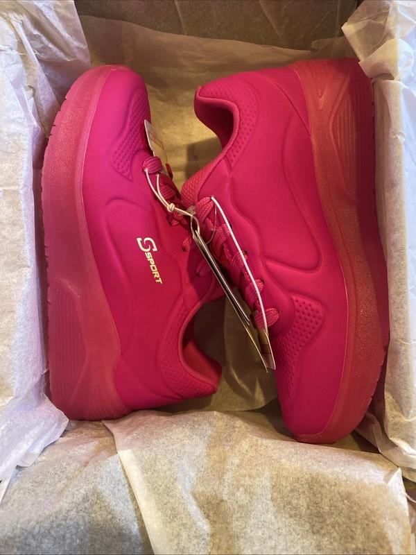 S Sport By Skechers Girls Sneakers - Size 13 - Pink Conny Style - Memory Foam