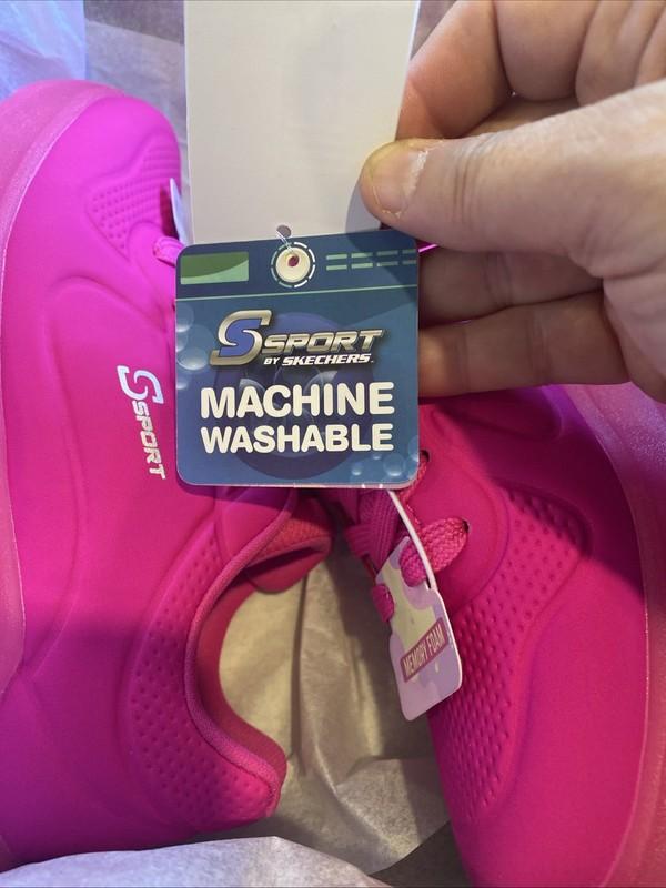 S Sport By Skechers Girls Sneakers - Size 13 - Pink Conny Style - Memory Foam