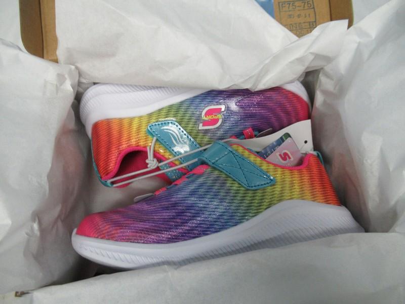 S Sport By Skechers Girls Vivy Rainbow Multicolored Size 12 196989445076