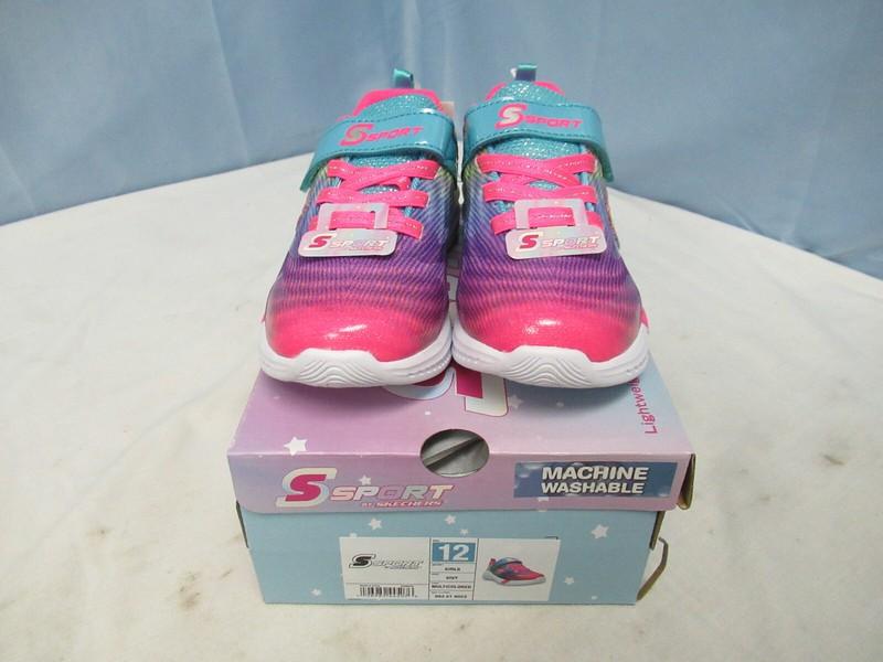 S Sport By Skechers Girls Vivy Rainbow Multicolored Size 12 196989445076