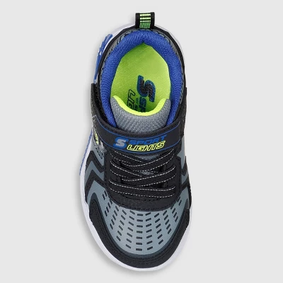 S Sport By Skechers Toddler Boys Fluxe Light-Up School Sneakers Black Size 5