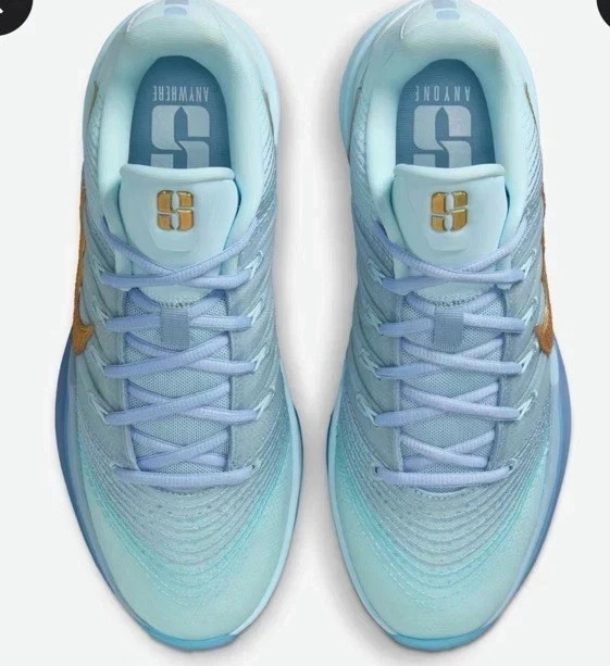 Sabrina 3 (GS) Multi Size Glacier Blue/Metallic Gold IB3088-400 Fast Shipping