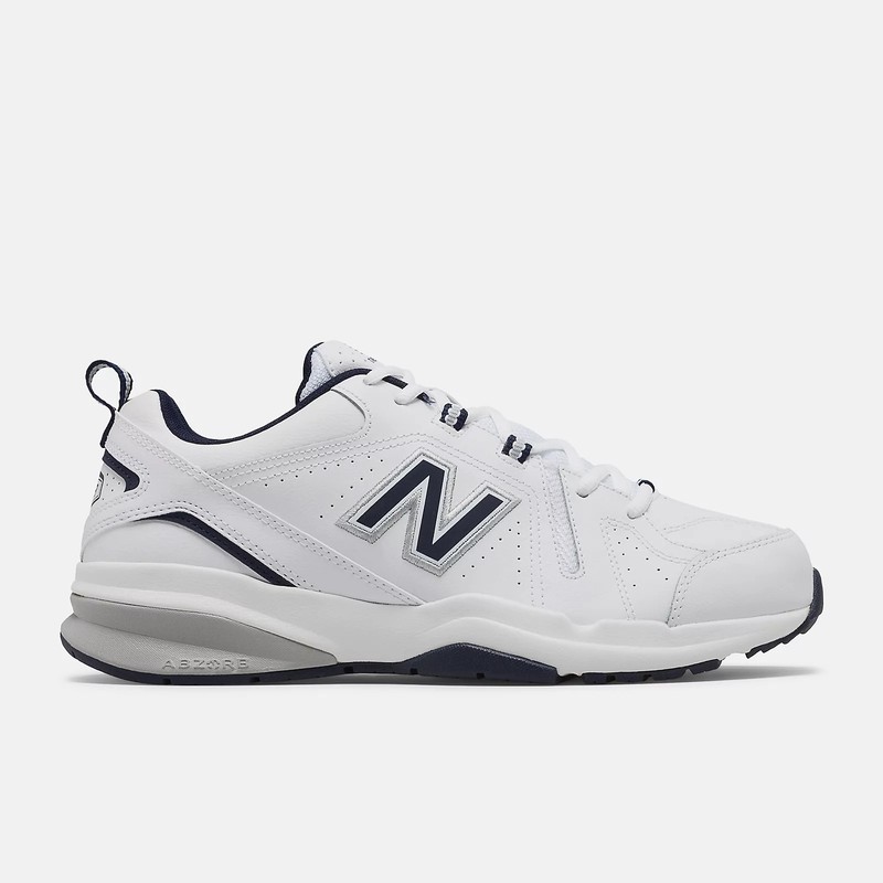 SALE NewBalance Men's MX608v5 Authentic White With Navy Standard Width