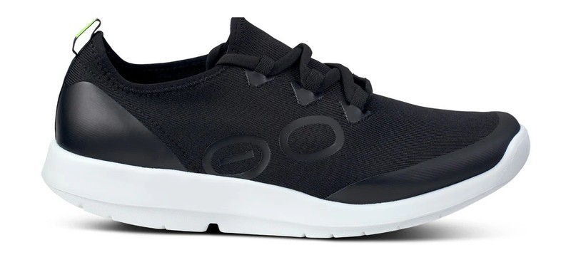Sale OOFOS Men's OOmg Sport LS Low Shoe White Black Authentic