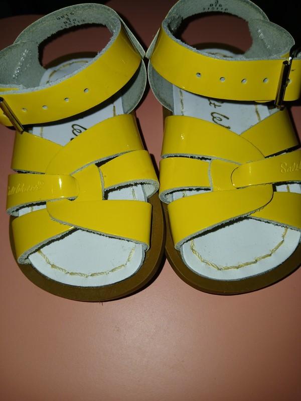 Salt Water Baby Sandles Yellow