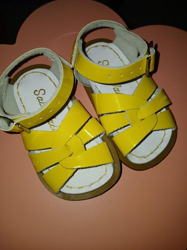 Salt Water Baby Sandles Yellow