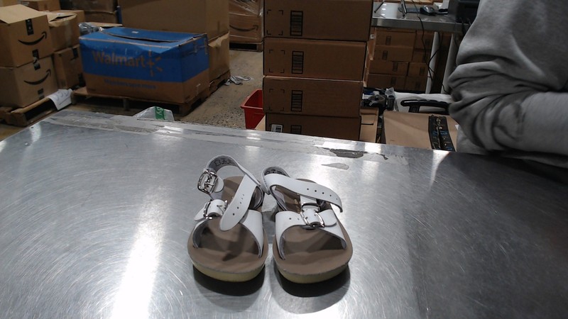 Salt Water Sandals 1703-WHITE: by Hoy Shoe Surfer White Sandal (8 M US Toddler)