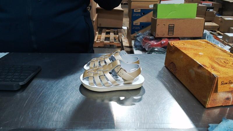 Salt Water Sandals By Hoy Water Friendly Fisherman Sandal In Gold At Nordstrom