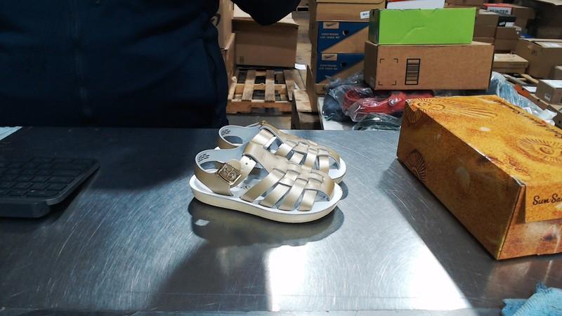 Salt Water Sandals By Hoy Water Friendly Fisherman Sandal In Gold At Nordstrom