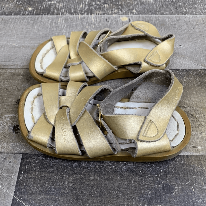 Salt Water Sandals Toddler Size 5 Gold Original Buckle