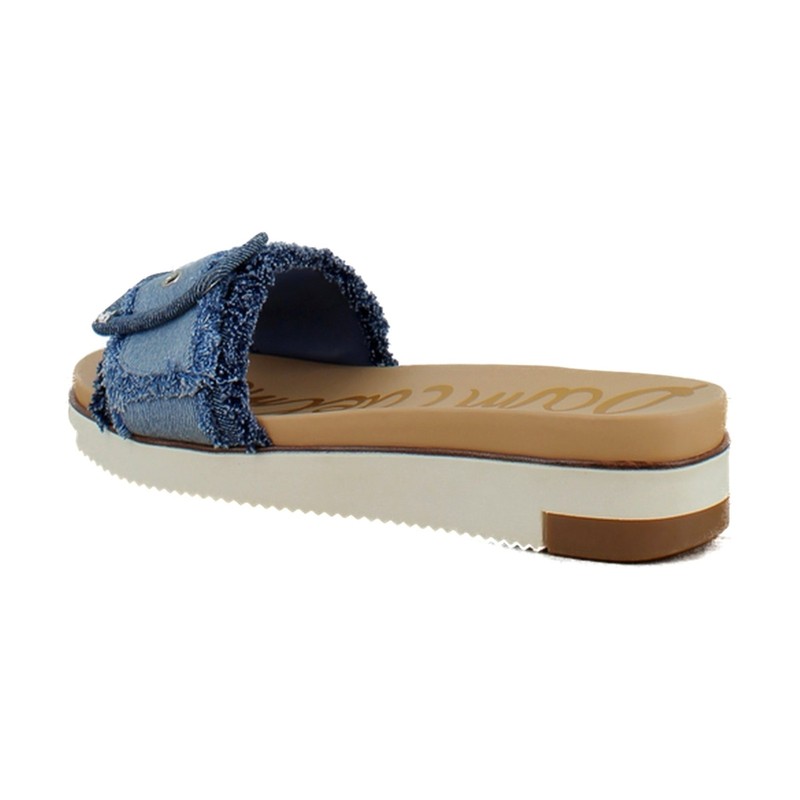 Sam Edelman Ariane Fray Womens Sandals Blue Multi Fray
