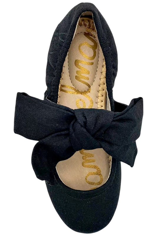 Sam Edelman Kids Girl's Felicity Mary Jane Flat Black