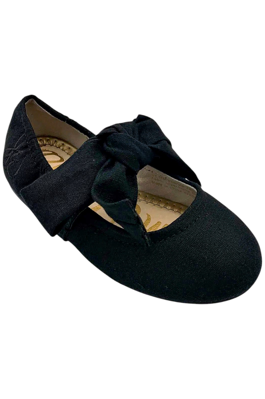 Sam Edelman Kids Girl's Felicity Mary Jane Flat Black