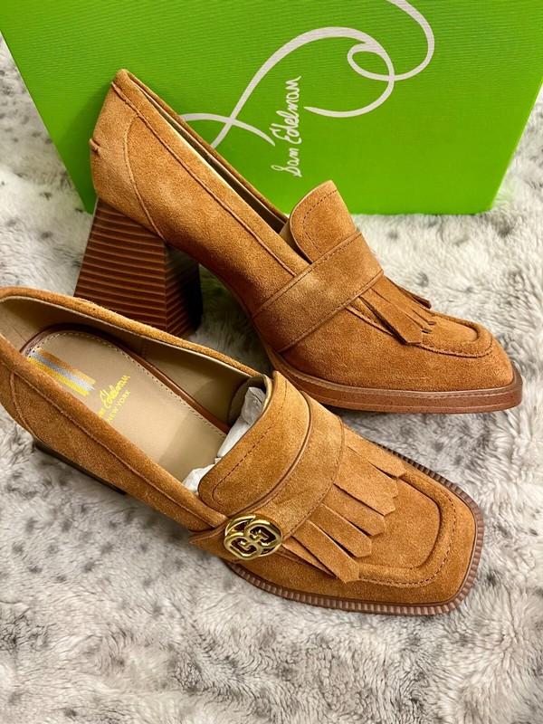 Sam Edelman Quinly Kiltie Block Heel Loafer MSRP$190 The Most Beloved Style