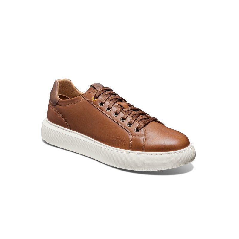 Samuel Hubbard Men's "Sunset" Sneaker Tan Leather